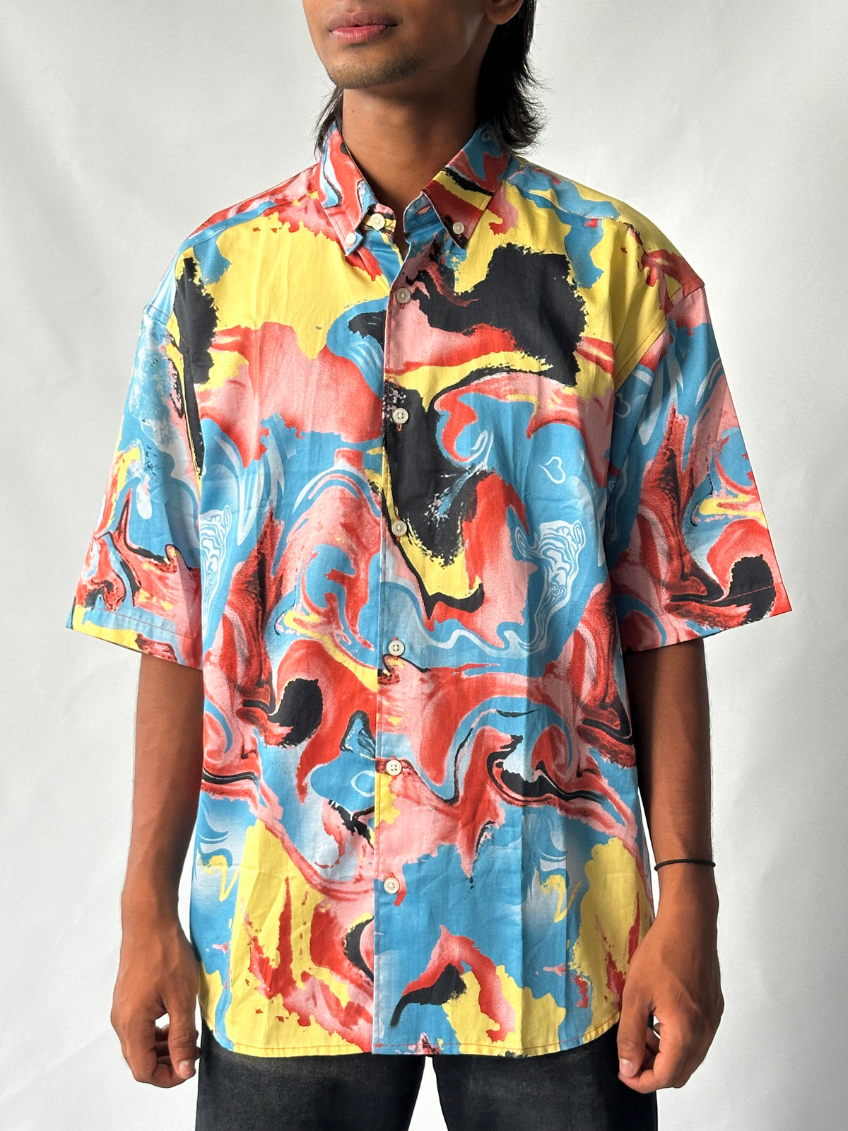 Abstract Art Oversized Shirt