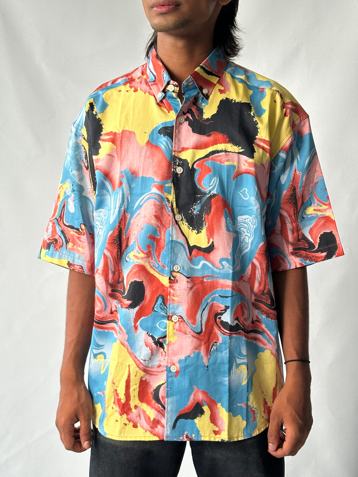 Abstract Art Oversized Shirt